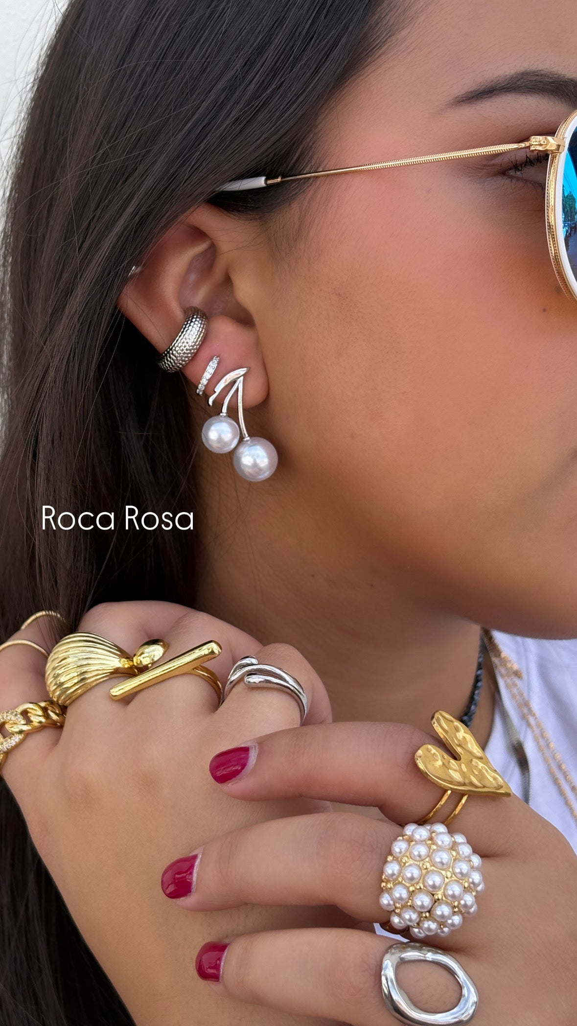 Aretes Cereza